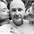 Cauet complice avec ses enfants Ivana et Valmont - avril 2018, Instagram