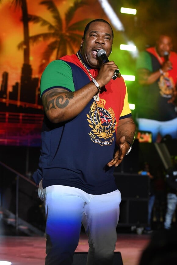 Busta Rhymes sur scène lors du festival "Kaya" à Miami, le 21 avril 2019.