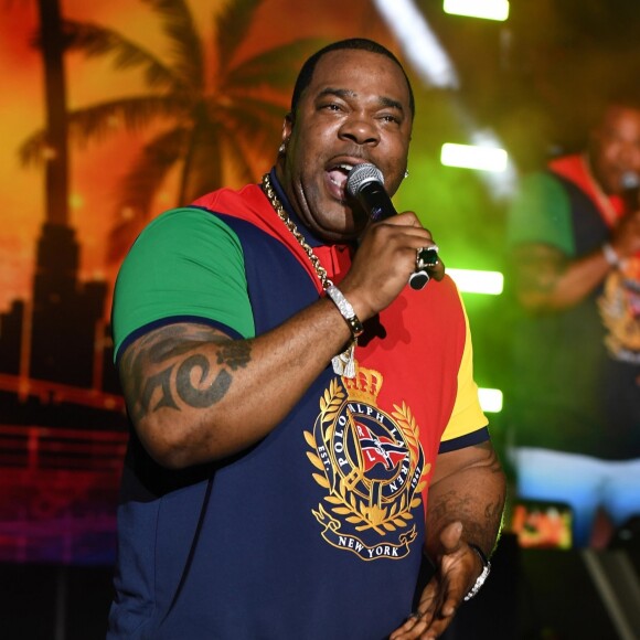 Busta Rhymes sur scène lors du festival "Kaya" à Miami, le 21 avril 2019.