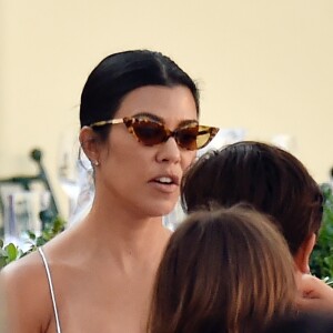 Kourtney Kardashian et ses enfants (Mason, Penelope et reign) passent leurs vacances à Portofino. Le 3 août 2019
