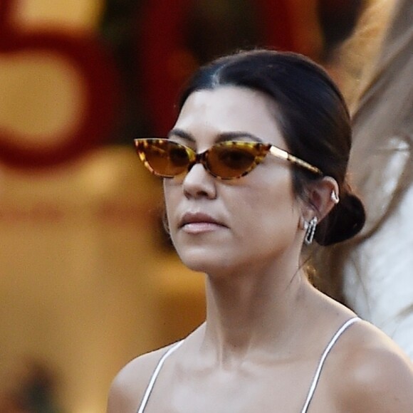 Kourtney Kardashian et ses enfants (Mason, Penelope et reign) passent leurs vacances à Portofino. Le 3 août 2019