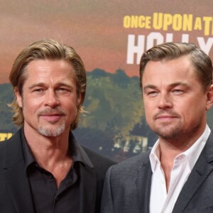 Brad Pitt, Leonardo DiCaprio - Première du film "Once Upon a Time in Hollywood" à Berlin en Allemagne le 1er aout 2019.