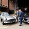 Le prince Charles, prince de Galles, vient saluer les acteurs sur le tournage du 25ème James Bond aux studios Pinewood à Iver Heath dans le Buckinghamshire le 20 juin 2019
