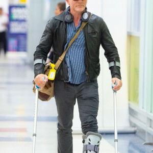 Exclusif - Daniel Craig arrive à l'aéroport JFK à New York, le 9 juin 2019.