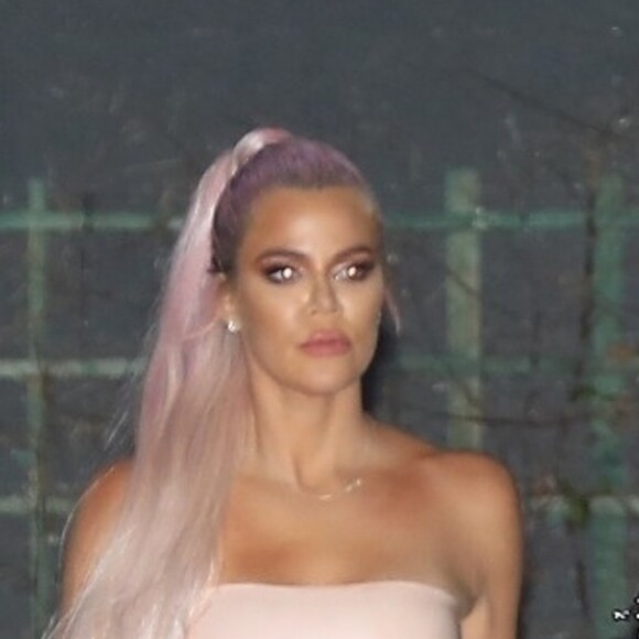 Khloe Kardashian - Arrivée et sortie des célébrités à l'inauguration de la gamme de cosmétiques de Kylie Jenner au Goya Studios à West Hollywood, le 21 mai 2019.