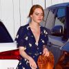 Exclusif - Emma Stone et son compagnon Dave McCary sont allés dîner dans le restaurant Giorgio Baldi à Santa Monica, le 8 août 2019.