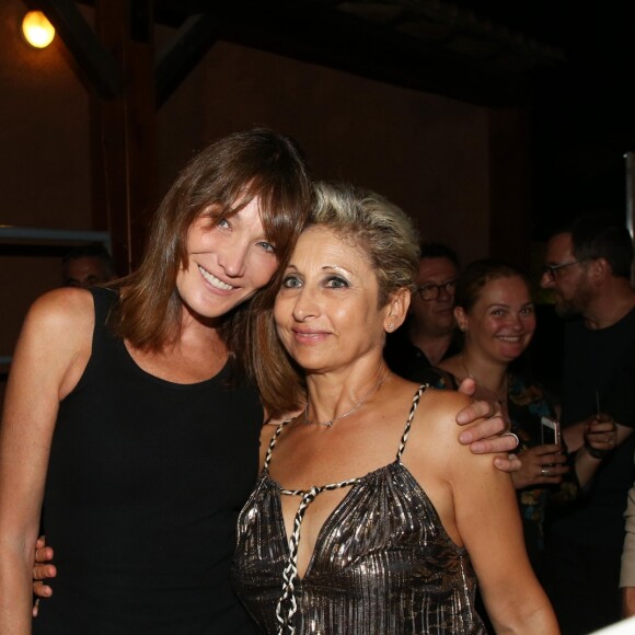 Exclusif - Carla Bruni-Sarkozy - Backstage du concert de Carla Bruni-Sarkozy au théâtre de Verdure du Grand Jardin à Le Lavandou le 23 juillet 2019. © Dominique Jacovides-Cyril Moreau/Bestimage