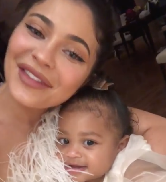 Kylie Jenner avec sa fille Stormi, le 10 août 2019.