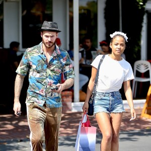 Christina Milian et M. Pokora sont allés faire des courses chez Fred Segal à West Hollywood, le 11 mai 2019.