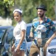 Christina Milian et M. Pokora ont été aperçus en train de prendre des photos dans les rues de Los Angeles, le 11 mai 2019.