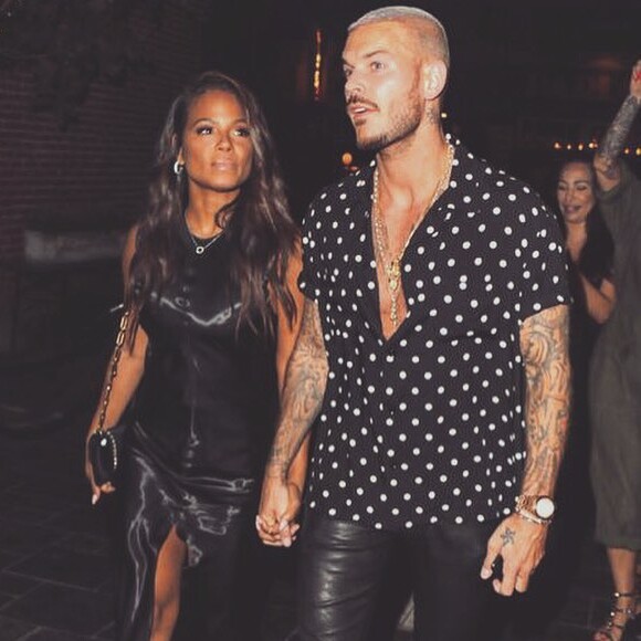 M. Pokora et Christina Milian sur Instagram.