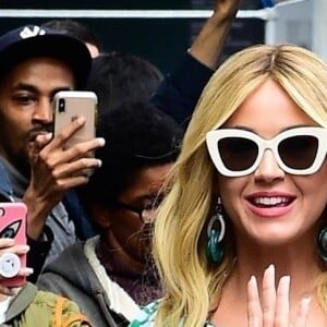 La chanteuse Katy Perry dans la rue à New York le 8 mai 2019.