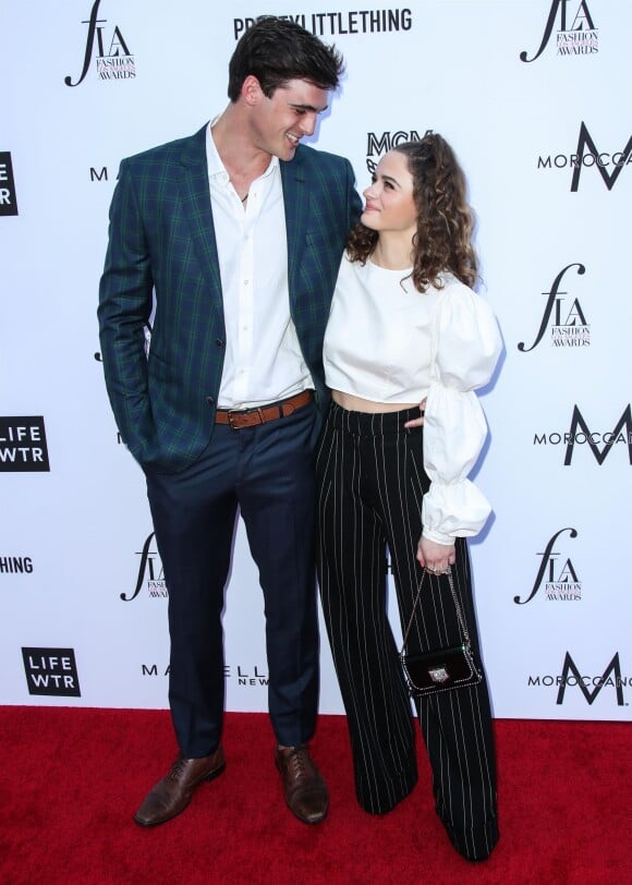 Jacob Elordi et sa compagne Joey King à la 4ème soirée annuelle Daily Front Row à l'hôtel Beverly Hills à Los Angeles, le 8 avril 2018