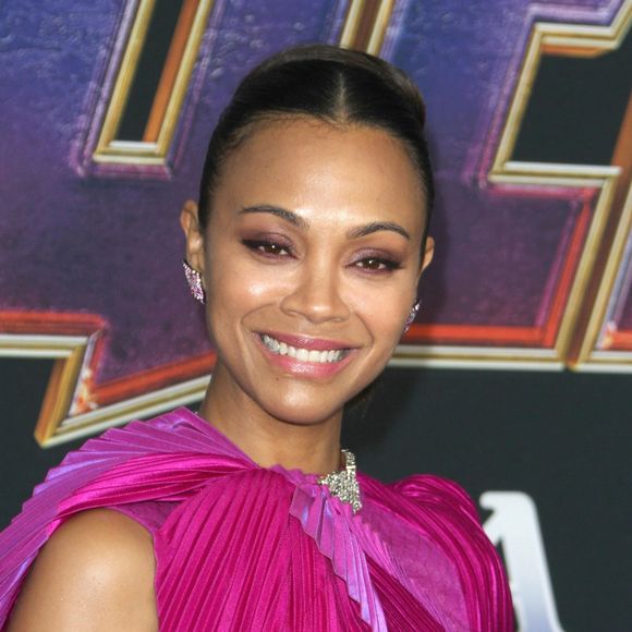 Zoe Saldana - Avant-première du film "Avengers : Endgame" à Los Angeles, le 22 avril 2019.