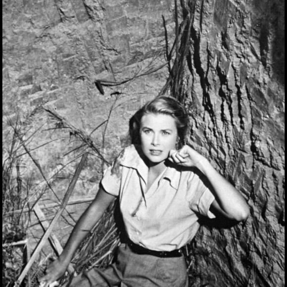 Grace Kelly lorsqu'elle était encore actrice à Hollywood, entre 1950 et 1955.