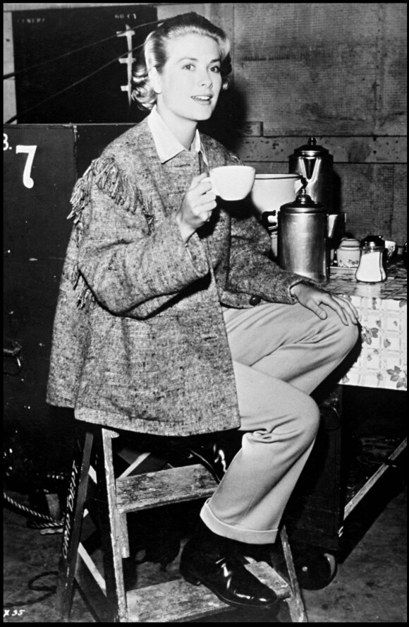 Grace Kelly lorsqu'elle était encore actrice à Hollywood, entre 1950 et 1955.
