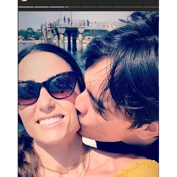 Capucine Anav a partagé des photos d'elle et de son chéri Alain-Fabien Delon pour leurs 2 ans et demi, sur Instagram, le 13 août 2019.