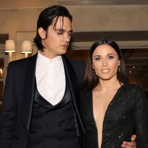 Alain-Fabien Delon et sa compagne Capucine Anav aux arrivées de la 10ème édition du "Global Gift Gala" à l'hôtel Four Seasons George V à Paris, le 3 juin 2019. © Denis Guignebourg/Bestimage