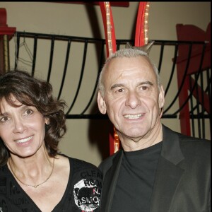 Michel et Stéphanie Fugain lors du gala du ring 2005 au Cirque d'hiver au profit de l'association Laurette Fugain, à Paris le 8 février 2005.