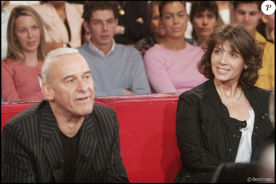 Jauffrey Marie Au Premier Regard Nom De Famille Michel et Stéphanie Fugain lors de l'enregistrement de l'émission