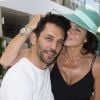 Tomer Sisley et sa femme Sandra au village lors des internationaux de tennis de Roland Garros à Paris, France, le 2 juin 2019. © Jean-Baptiste Autissier/Panoramic/Bestimage