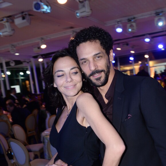 Tomer Sisley et sa femme Sandra à la 17ème édition du "Dîner de la mode du Sidaction" au Pavillon d'Armenonville à Paris, France, le 24 janvier 2019. Depuis 2003, ce dîner permet de montrer l'engagement indéfectible du monde de la mode en faveur de la lutte contre le sida. © Rachid Bellak/Bestimage