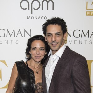 Tomer Sisley et sa femme Sandra Sisley - Couture Ball by Langman Events" Closing Fashion week en Présence de Madame A. Laffont aux platines au Mona Bismarck American Center à Paris , le 26 janvier 2018. © Pierre Perusseau/Bestimage