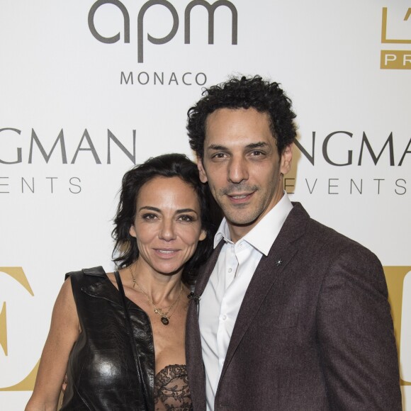 Tomer Sisley et sa femme Sandra Sisley - Couture Ball by Langman Events" Closing Fashion week en Présence de Madame A. Laffont aux platines au Mona Bismarck American Center à Paris , le 26 janvier 2018. © Pierre Perusseau/Bestimage