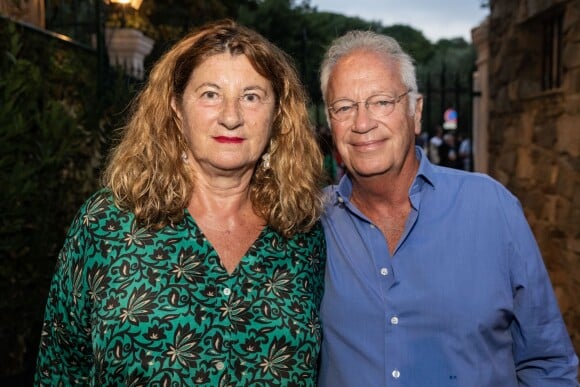 Exclusif - Bernard Murat et sa femme Andrée Zana-Murat avant le concert "Depardieu Chante Barbara" au Festival de Ramatuelle, France, le 11 août 2019.