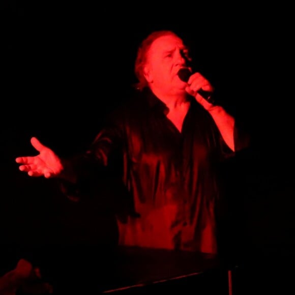 Exclusif - Gérard Depardieu lors de son concert "Depardieu Chante Barbara" au Festival de Ramatuelle, France, le 11 août 2019.