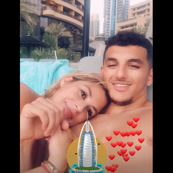Marion Bartoli publie une photo avec Yahya Boumediene à Dubaï dans ses stories Instagram le 15 août 2019.