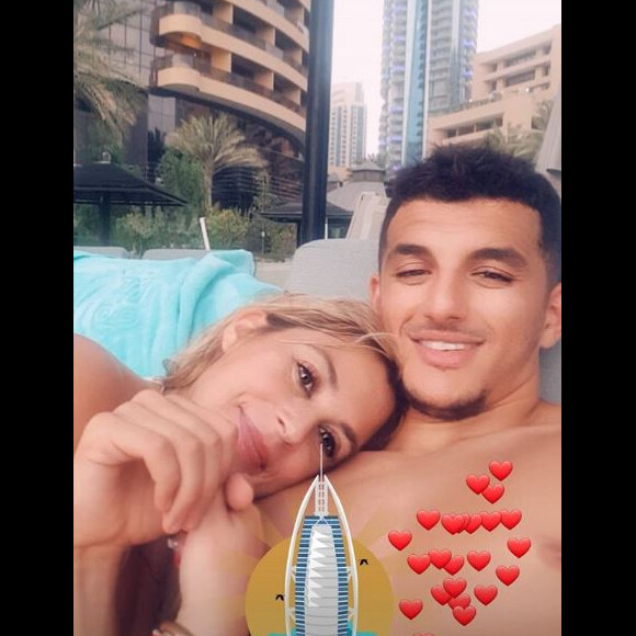 Marion Bartoli publie une photo avec Yahya Boumediene à Dubaï dans ses stories Instagram le 15 août 2019.