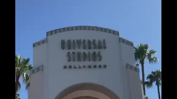 M. Pokora, Christina Milian et Violet à Universal Studios- 15 août 2019.