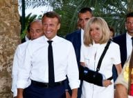 Brigitte et Emmanuel Macron tendrement enlacés, une belle photo inédite
