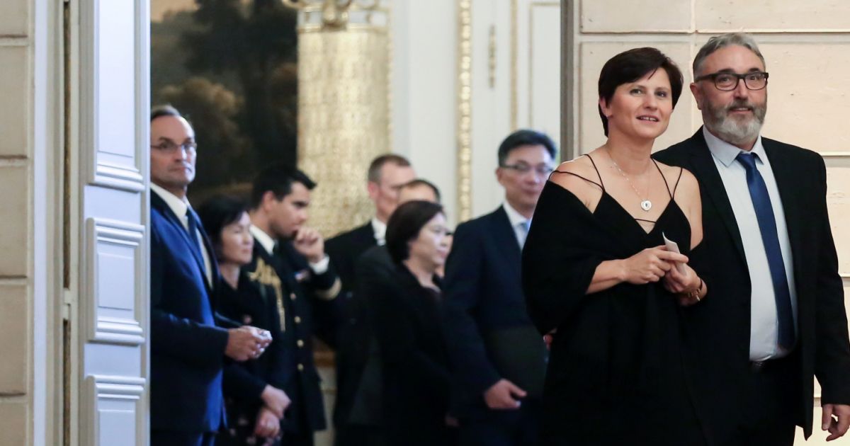 Roxana Maracineanu Ministre Des Sports Et Son Mari Franck Ballanger Le President De La Republique Francaise Sa Femme La Premiere Dame Le President De La Re Purepeople