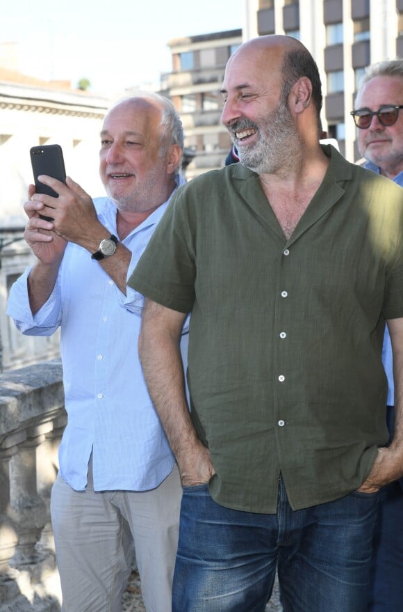 François Berléand et Cédric Klapisch lors de la 12ème édition du festival du Film d'Angoulême, le 21 août 2019. © Guirec Coadic/Bestimage