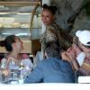 Mel B (Melanie Brown) - H. Klum et son mari T. Kaulitz déjeunent avec leurs invités au restaurant La Fontelina, le lendemain de leur mariage à Capri. Le 4 Aout 2019.