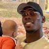 Paul Pogba avec sa maman Yeo Moriba, sa compagne Maria Salaues et leur fils à la mosquée Cheikh Zayed, à Dubaï. Instagram le 25 mai 2019.