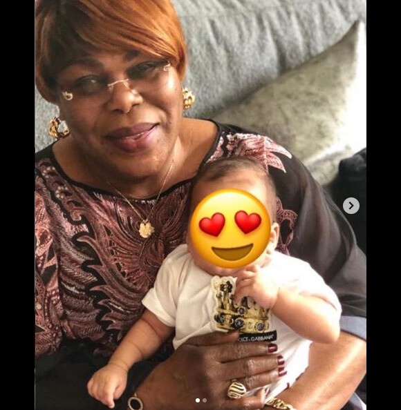 Paul Pogba publie une photo de sa mère et son fils sur Instagram le 22 août 2019.