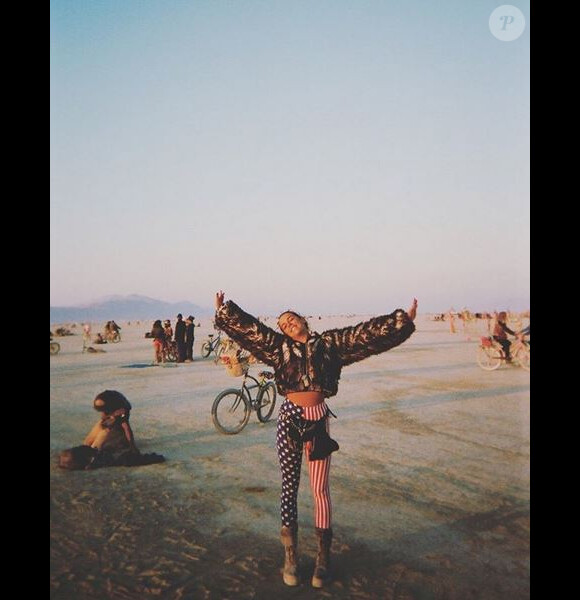 Pauline Ducruet au festival Burning Man. Story Instagram du dimanche 25 août 2019.