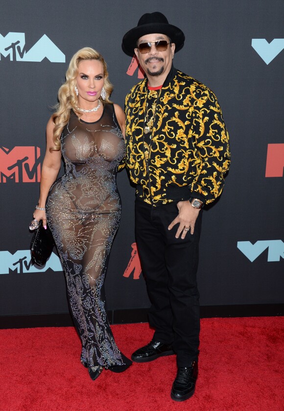 Coco Austin et son mari Ice-T assistent aux MTV Video Music Awards 2019 au Prudential Center à Newark dans le New Jersey, le 26 août 2019.
