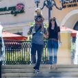Exclusif - Brian Austin Green, sa femme Megan Fox et leur fils Journey River sont allés déjeuner dans un restaurant à Calabasas. Le 16 août 2019.