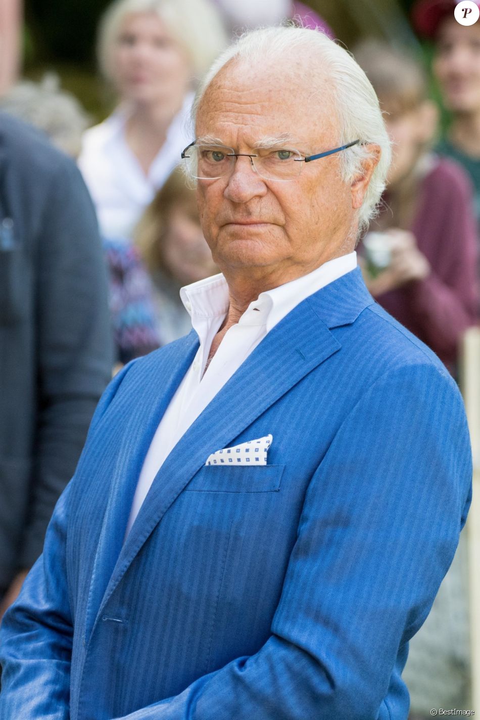 Le Roi Carl XVI Gustaf De Suède Lors Du 42e Anniversaire De La ...