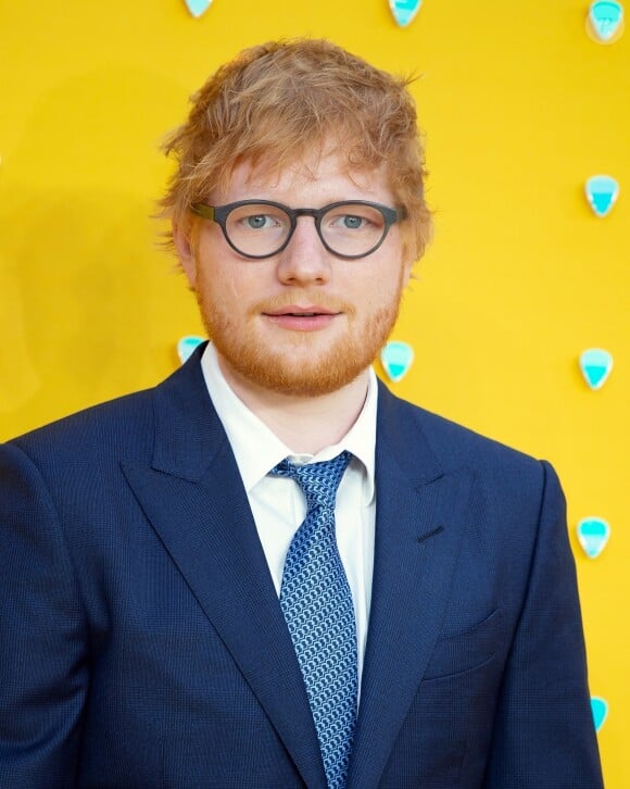 Ed Sheeran lors du photocall de la première du film "Yesterday" au cinéma Odeon Leicester Square à Londres, Royaume Uni, le 18 juin 2019.