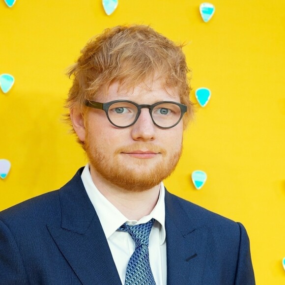 Ed Sheeran lors du photocall de la première du film "Yesterday" au cinéma Odeon Leicester Square à Londres, Royaume Uni, le 18 juin 2019.