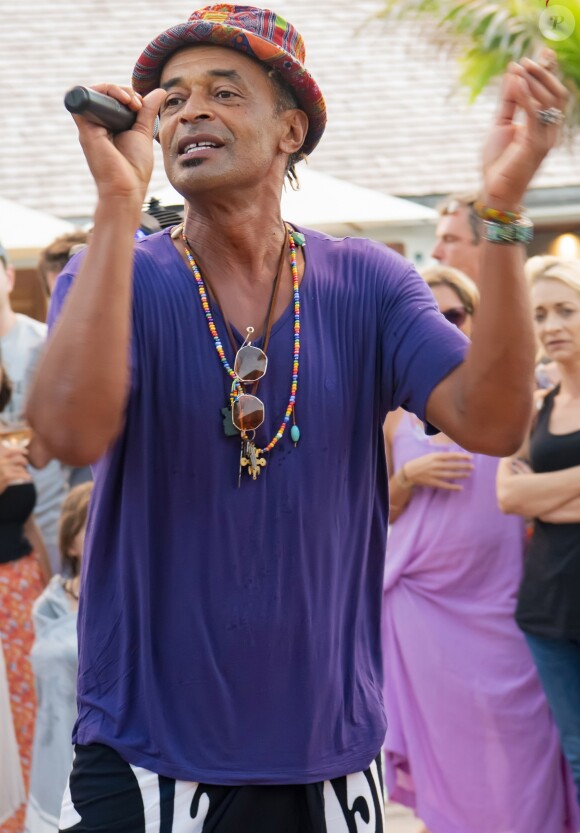 Exclusif - Yannick Noah lors du St-Barth Family Festival 2019 à l'hôtel Manapany sur l'île de Saint-Barthélemy, Antilles française, France, le 8 août 2019. © Xavier Merchet-Thau/PhotoStBarth/Bestimage