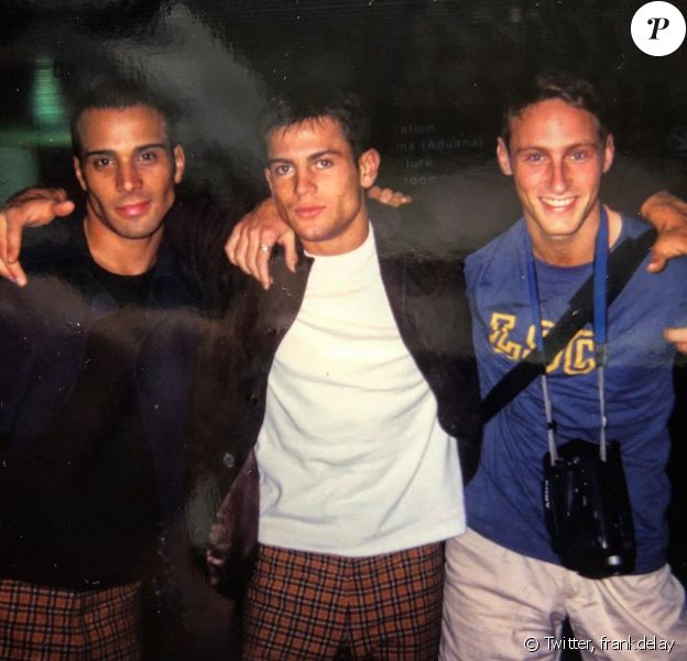 Frank Delay a partagé cette photo de lui avec Adel Kachermi et le regretté Filip Nikolic, sur Twitter, le 1er septembre 2019.