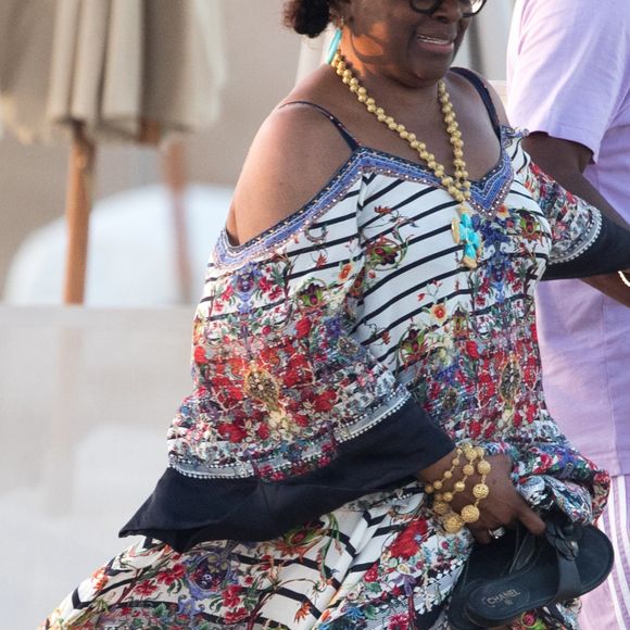 Samuel L. Jackson et sa femme Latanya Richardson - People au 60ème anniversaire de Earvin Johnson, Jr., dit Magic Johnson à Saint-Tropez le 2 septembre 2019. © Cyril Moreau/Bestimage