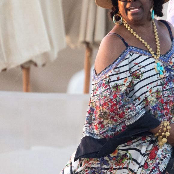 Samuel L. Jackson et sa femme Latanya Richardson - People au 60ème anniversaire de Earvin Johnson, Jr., dit Magic Johnson à Saint-Tropez le 2 septembre 2019. © Cyril Moreau/Bestimage