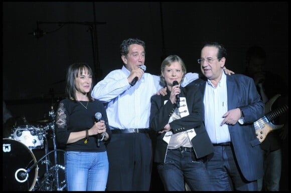 Ariane, Claude Berda, Dorothée et Jean-Luc Azoulay à l'Olympia le 19/04/2010